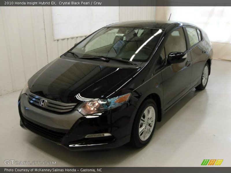 Crystal Black Pearl / Gray 2010 Honda Insight Hybrid EX