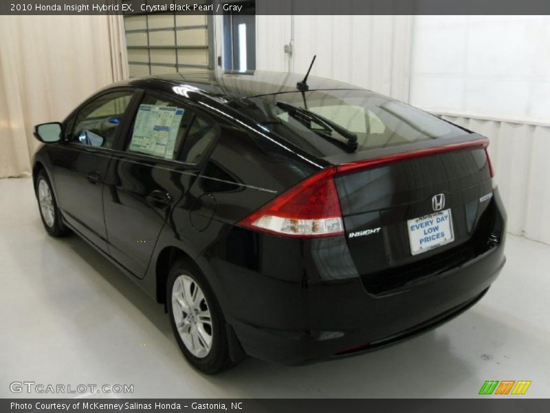 Crystal Black Pearl / Gray 2010 Honda Insight Hybrid EX