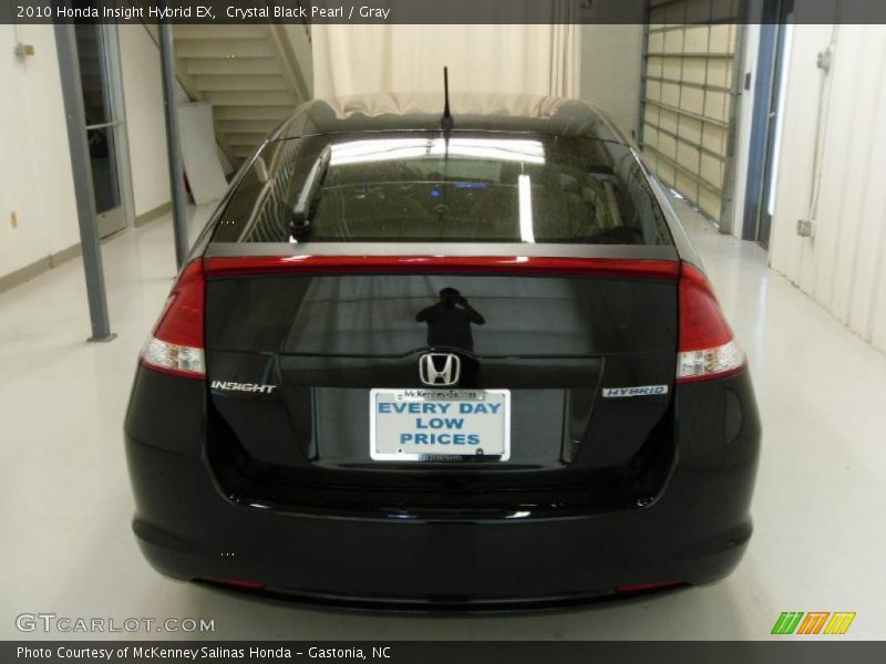 Crystal Black Pearl / Gray 2010 Honda Insight Hybrid EX