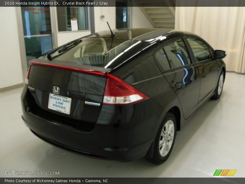 Crystal Black Pearl / Gray 2010 Honda Insight Hybrid EX
