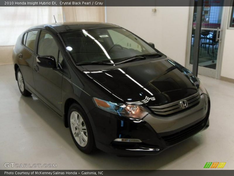 Crystal Black Pearl / Gray 2010 Honda Insight Hybrid EX