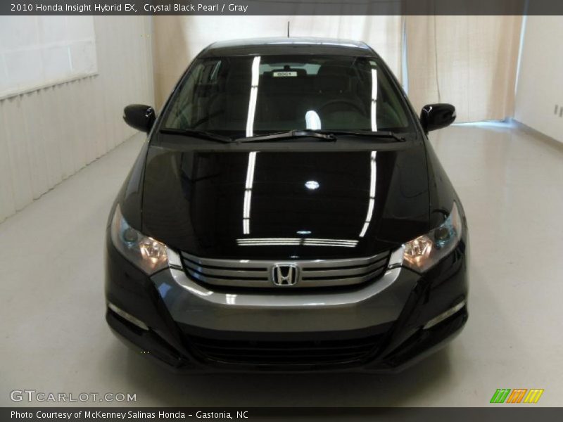 Crystal Black Pearl / Gray 2010 Honda Insight Hybrid EX