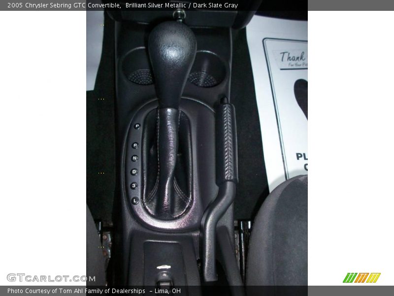 Brilliant Silver Metallic / Dark Slate Gray 2005 Chrysler Sebring GTC Convertible