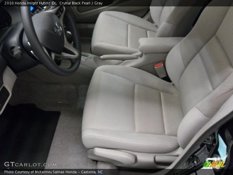 Crystal Black Pearl / Gray 2010 Honda Insight Hybrid EX