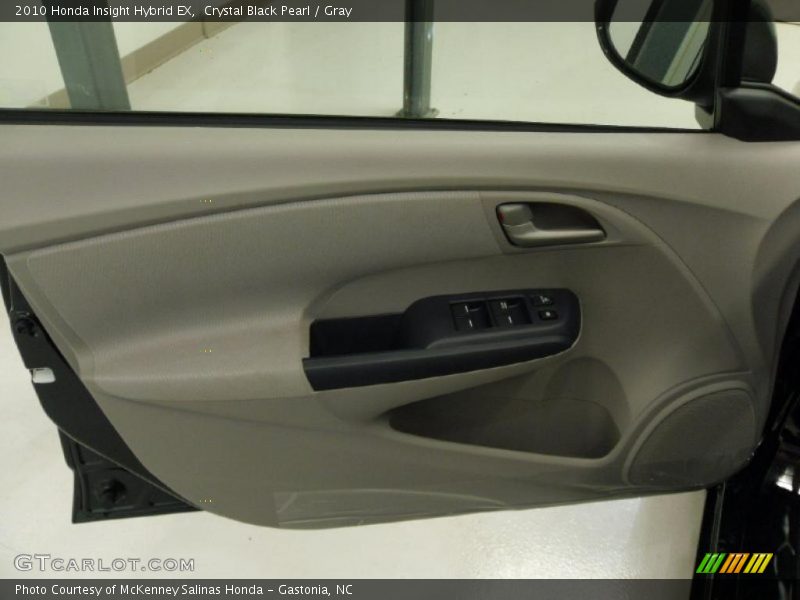 Crystal Black Pearl / Gray 2010 Honda Insight Hybrid EX