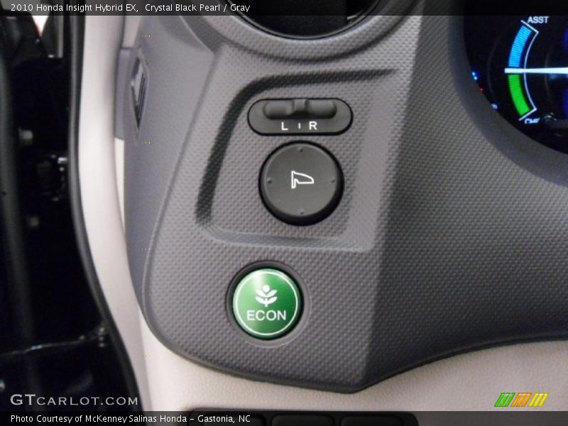 Crystal Black Pearl / Gray 2010 Honda Insight Hybrid EX