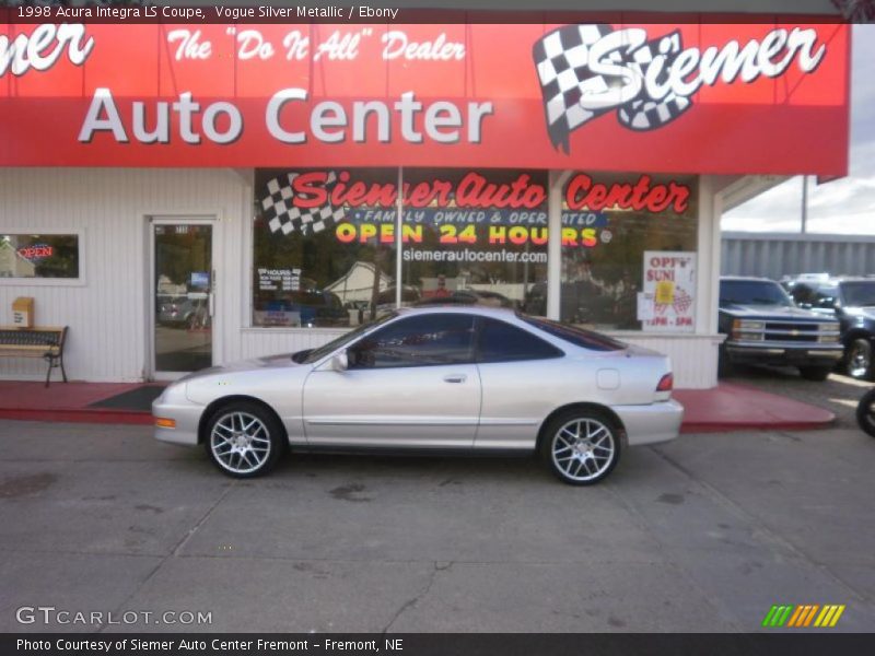Vogue Silver Metallic / Ebony 1998 Acura Integra LS Coupe
