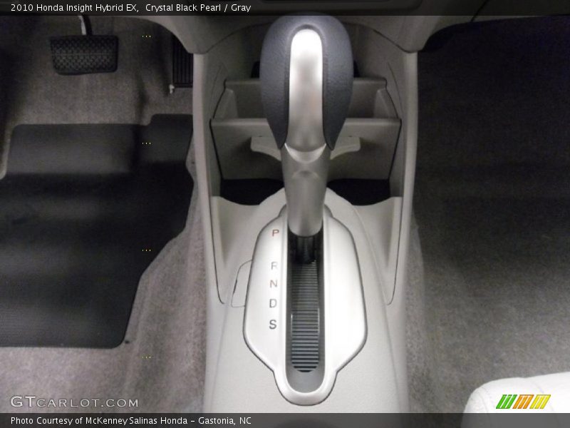 Crystal Black Pearl / Gray 2010 Honda Insight Hybrid EX