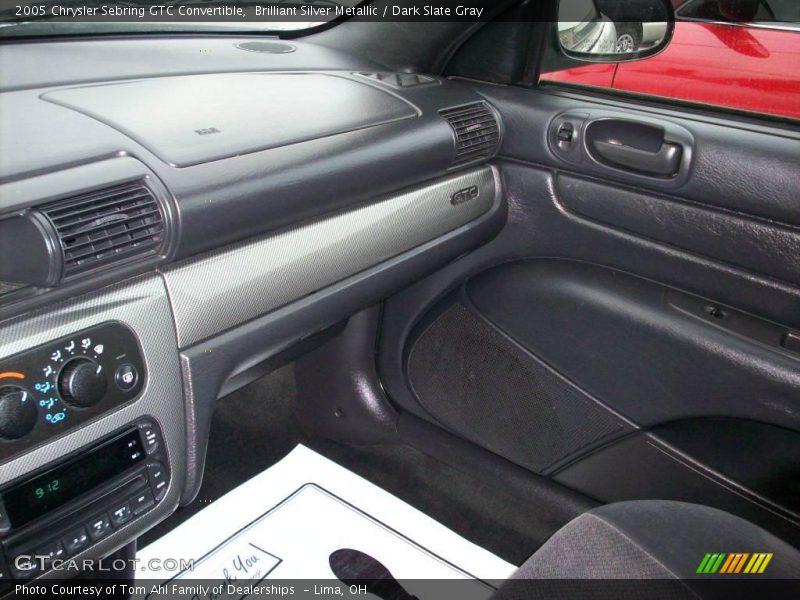 Brilliant Silver Metallic / Dark Slate Gray 2005 Chrysler Sebring GTC Convertible