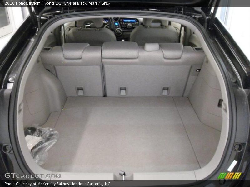 Crystal Black Pearl / Gray 2010 Honda Insight Hybrid EX
