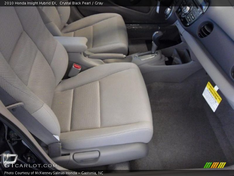 Crystal Black Pearl / Gray 2010 Honda Insight Hybrid EX