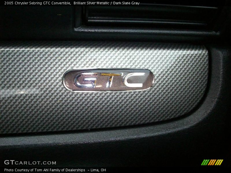 Brilliant Silver Metallic / Dark Slate Gray 2005 Chrysler Sebring GTC Convertible