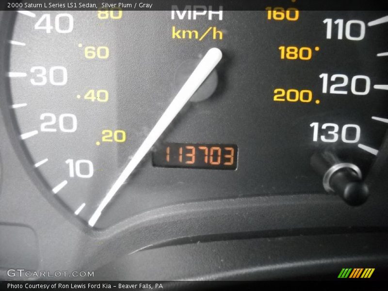 Silver Plum / Gray 2000 Saturn L Series LS1 Sedan