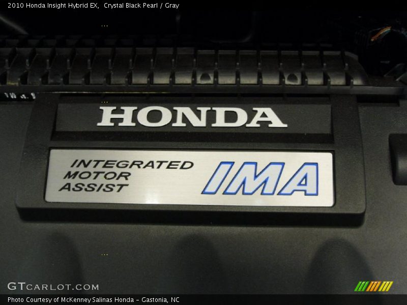 Crystal Black Pearl / Gray 2010 Honda Insight Hybrid EX