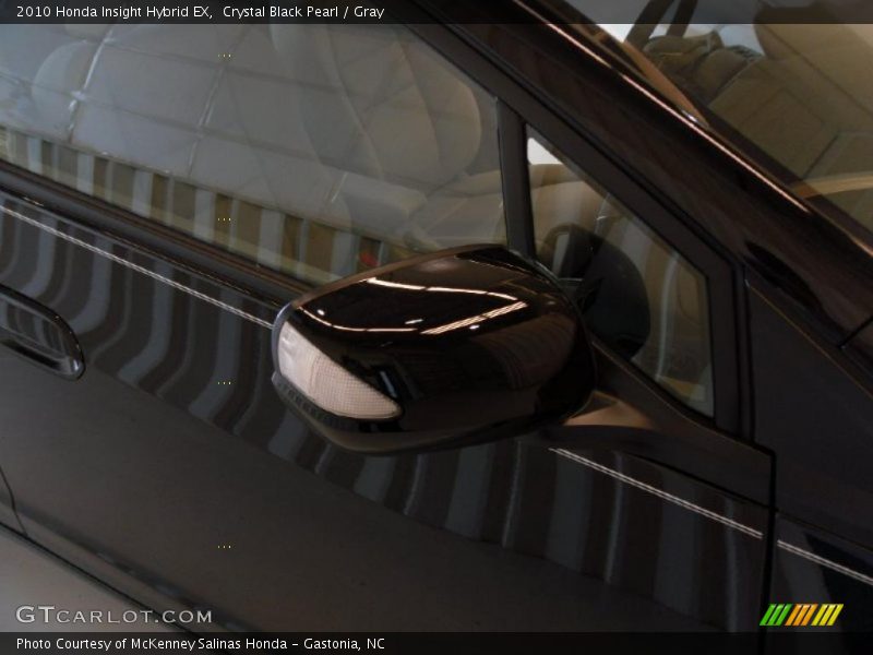 Crystal Black Pearl / Gray 2010 Honda Insight Hybrid EX