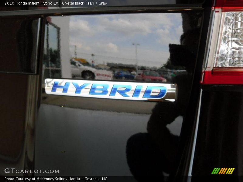 Crystal Black Pearl / Gray 2010 Honda Insight Hybrid EX