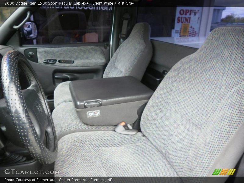 Bright White / Mist Gray 2000 Dodge Ram 1500 Sport Regular Cab 4x4