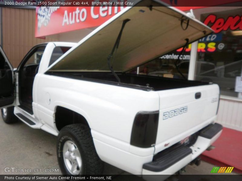 Bright White / Mist Gray 2000 Dodge Ram 1500 Sport Regular Cab 4x4