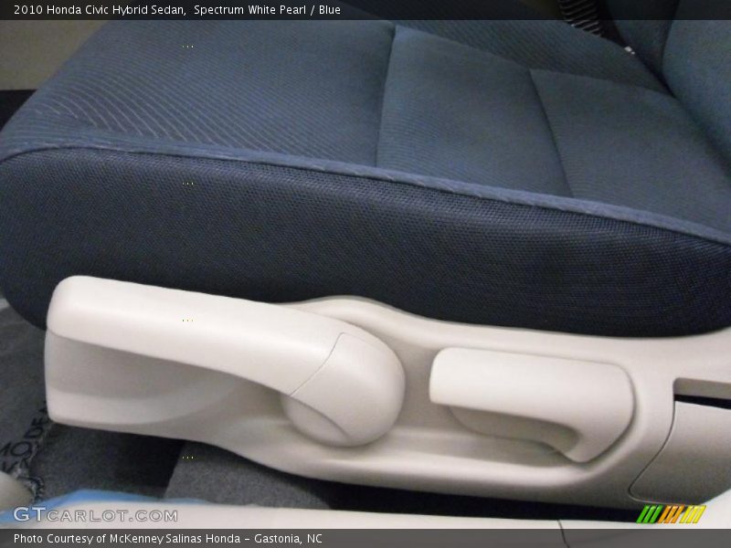 Spectrum White Pearl / Blue 2010 Honda Civic Hybrid Sedan