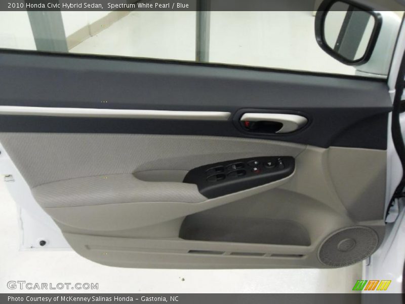 Spectrum White Pearl / Blue 2010 Honda Civic Hybrid Sedan