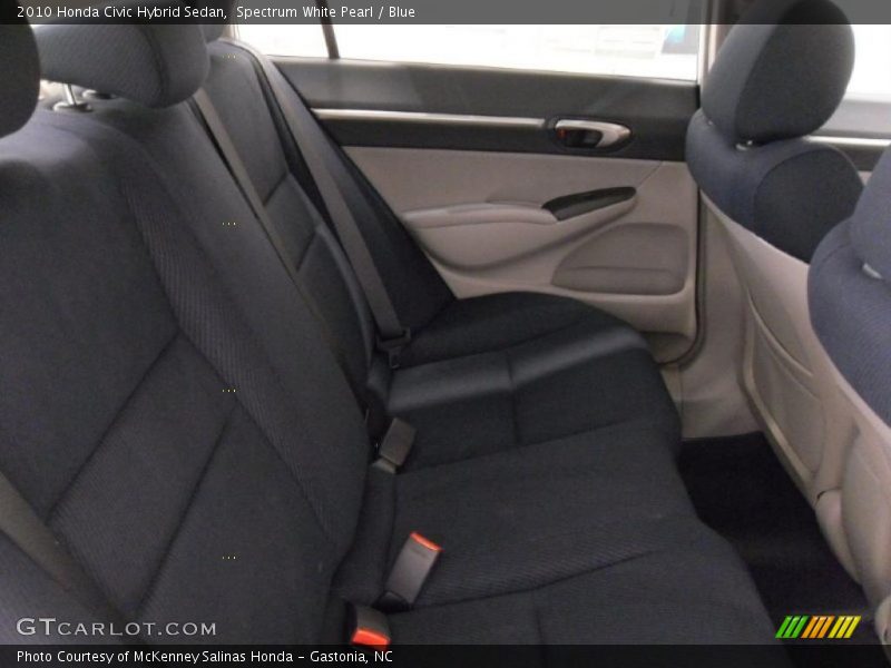 Spectrum White Pearl / Blue 2010 Honda Civic Hybrid Sedan