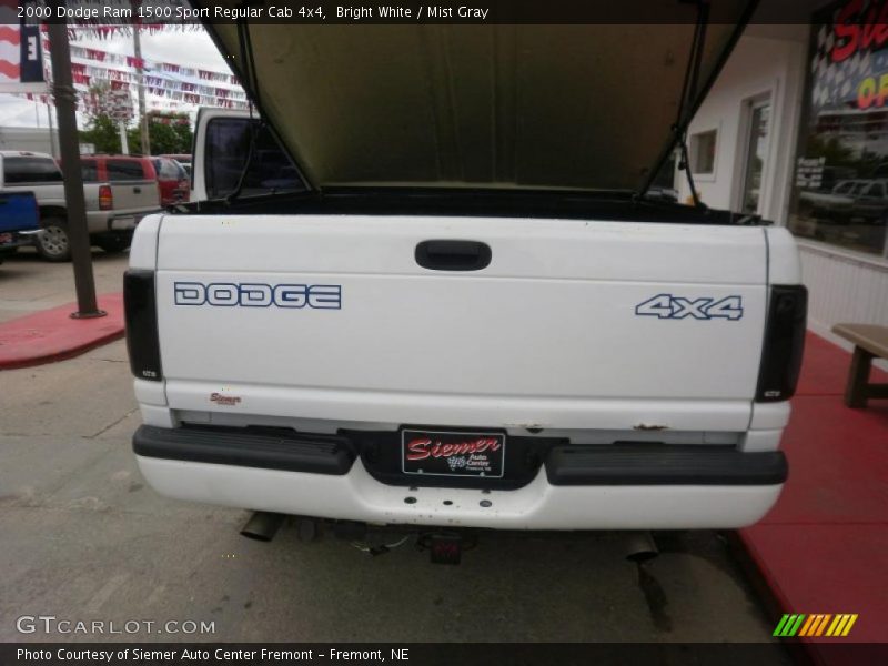 Bright White / Mist Gray 2000 Dodge Ram 1500 Sport Regular Cab 4x4
