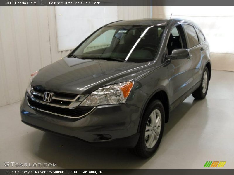 Polished Metal Metallic / Black 2010 Honda CR-V EX-L