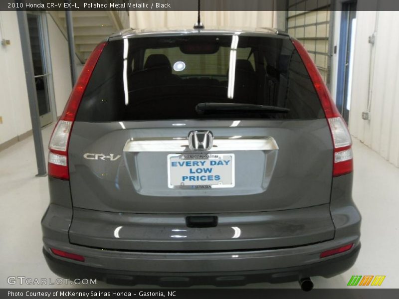 Polished Metal Metallic / Black 2010 Honda CR-V EX-L