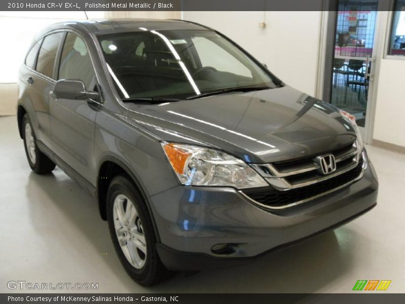 Polished Metal Metallic / Black 2010 Honda CR-V EX-L