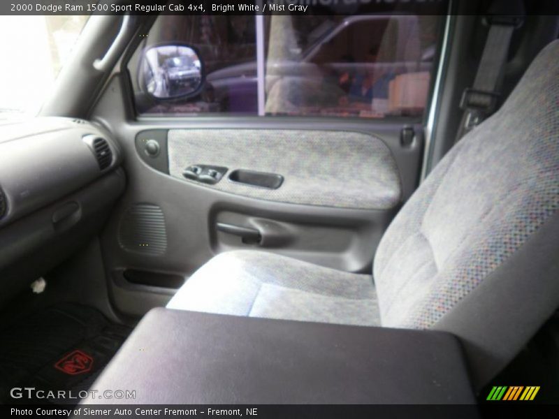 Bright White / Mist Gray 2000 Dodge Ram 1500 Sport Regular Cab 4x4
