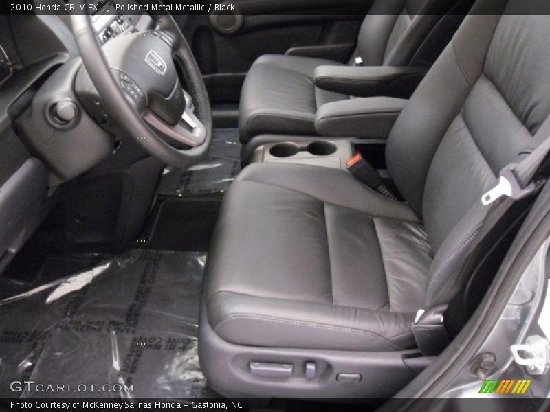 Polished Metal Metallic / Black 2010 Honda CR-V EX-L