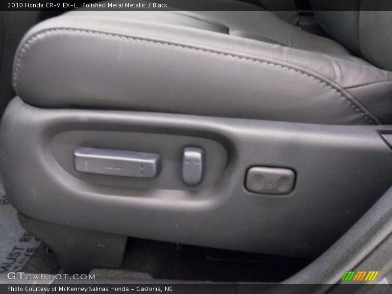 Polished Metal Metallic / Black 2010 Honda CR-V EX-L