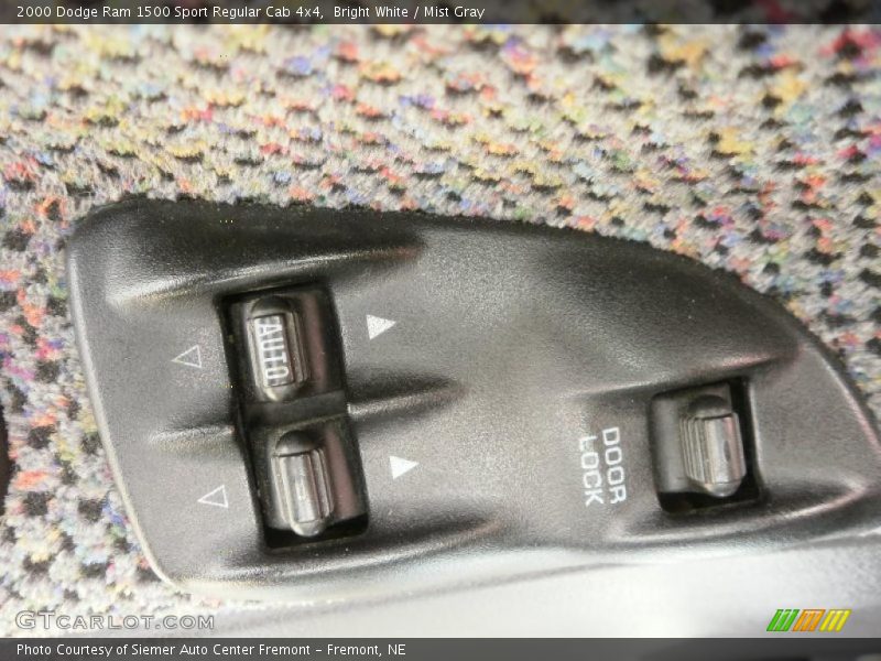 Bright White / Mist Gray 2000 Dodge Ram 1500 Sport Regular Cab 4x4