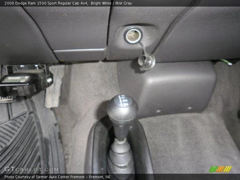 Bright White / Mist Gray 2000 Dodge Ram 1500 Sport Regular Cab 4x4
