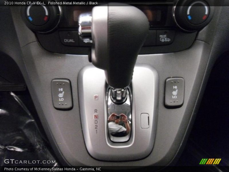 Polished Metal Metallic / Black 2010 Honda CR-V EX-L