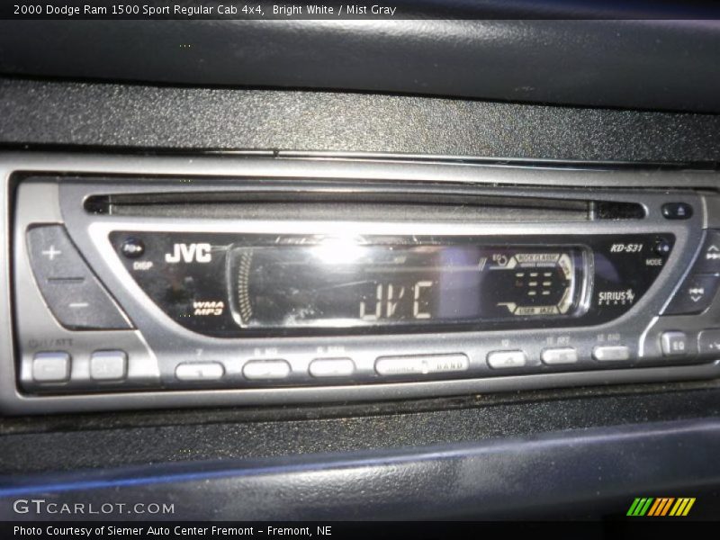 Bright White / Mist Gray 2000 Dodge Ram 1500 Sport Regular Cab 4x4