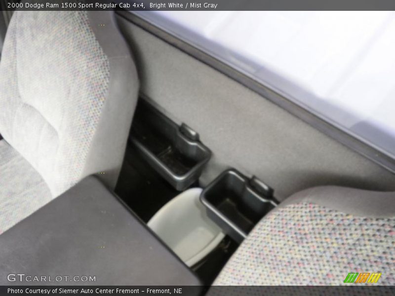 Bright White / Mist Gray 2000 Dodge Ram 1500 Sport Regular Cab 4x4