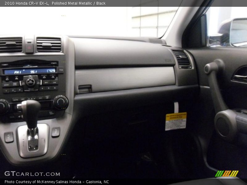 Polished Metal Metallic / Black 2010 Honda CR-V EX-L