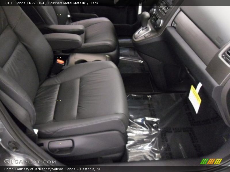 Polished Metal Metallic / Black 2010 Honda CR-V EX-L