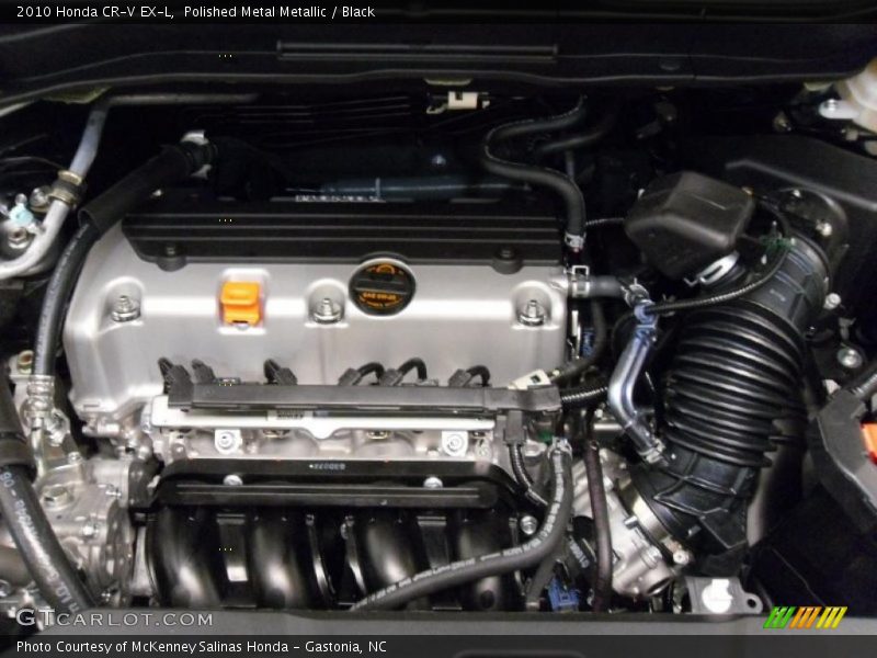 Polished Metal Metallic / Black 2010 Honda CR-V EX-L