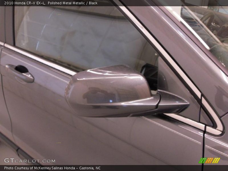 Polished Metal Metallic / Black 2010 Honda CR-V EX-L