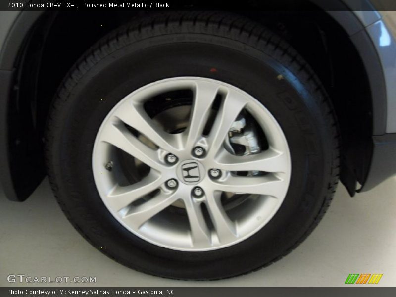 Polished Metal Metallic / Black 2010 Honda CR-V EX-L
