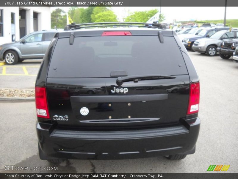 Black / Medium Slate Gray 2007 Jeep Grand Cherokee Laredo 4x4