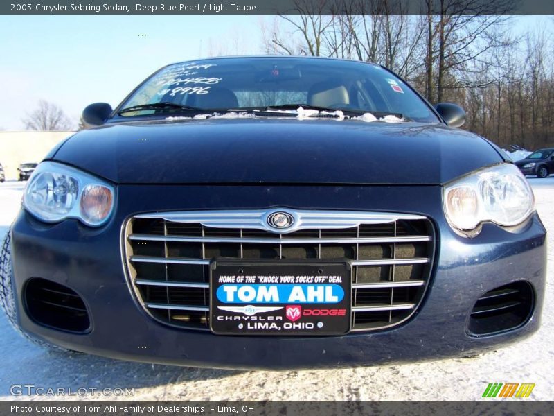 Deep Blue Pearl / Light Taupe 2005 Chrysler Sebring Sedan