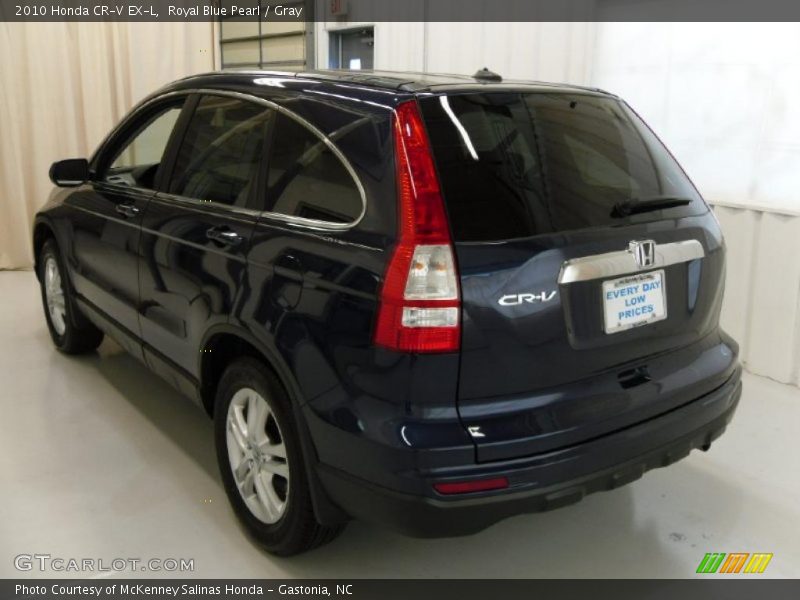 Royal Blue Pearl / Gray 2010 Honda CR-V EX-L