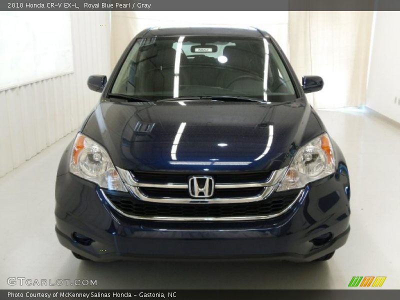 Royal Blue Pearl / Gray 2010 Honda CR-V EX-L