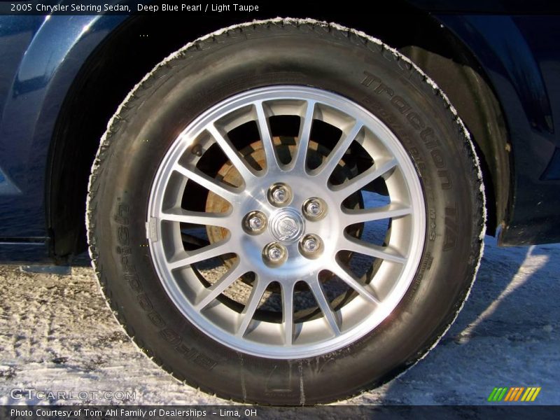 Deep Blue Pearl / Light Taupe 2005 Chrysler Sebring Sedan