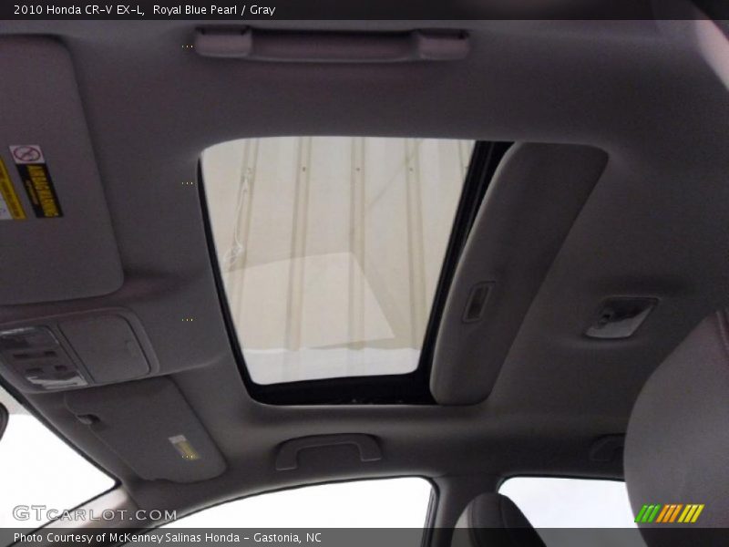 Royal Blue Pearl / Gray 2010 Honda CR-V EX-L