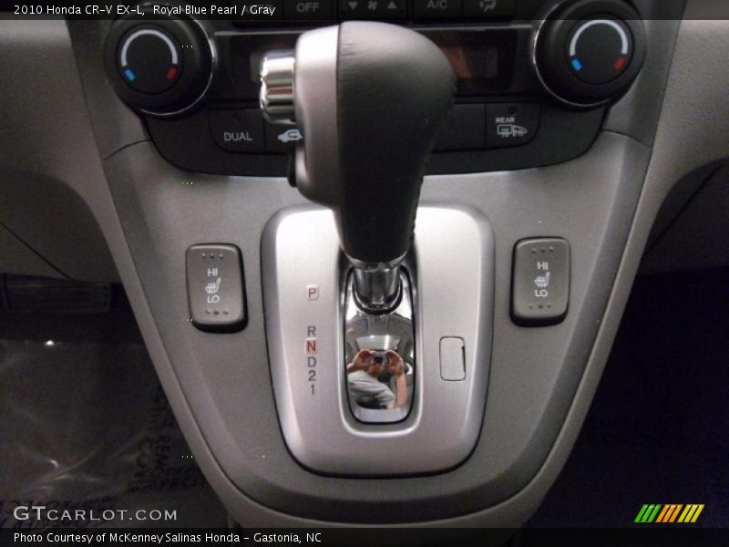 Royal Blue Pearl / Gray 2010 Honda CR-V EX-L