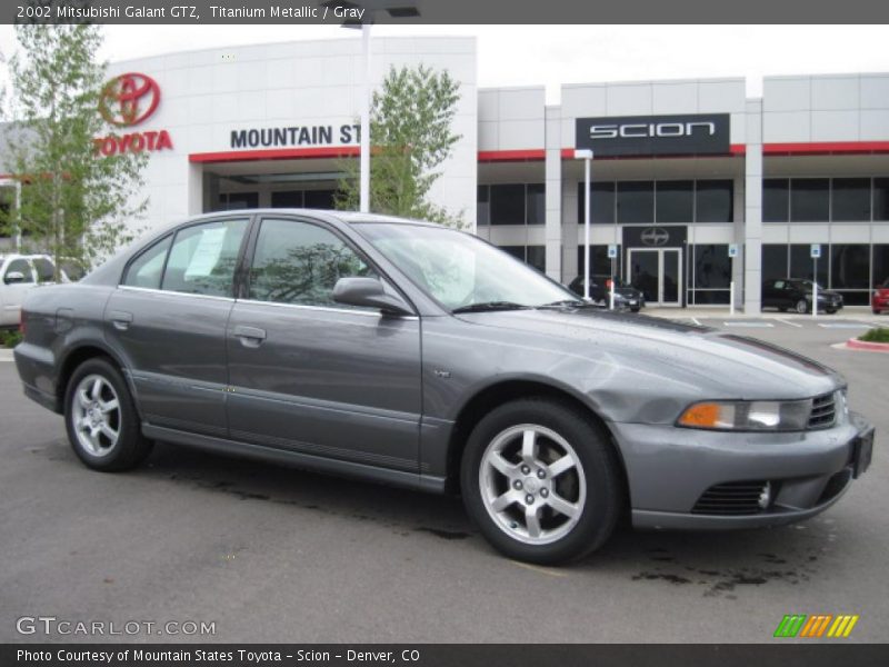 Titanium Metallic / Gray 2002 Mitsubishi Galant GTZ